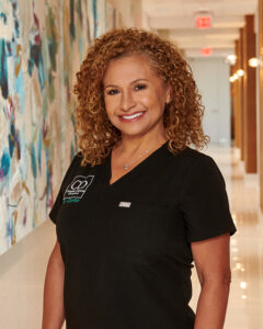 Pictured is one of your top dentists in Houston, TX 77027, galleria area Dr. Amanda Canto