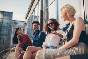 healthy teeth, young people schedule their periodontal check up